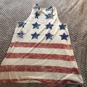 American Flag Tank Top